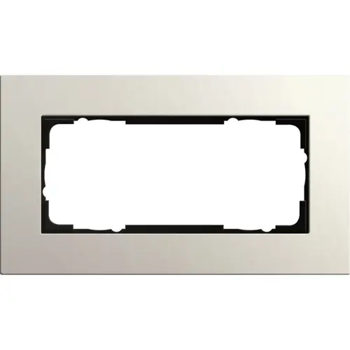 Gira 1002220 afdekraam 2-voudig Esprit linoleum-multiplex lichtgrijs