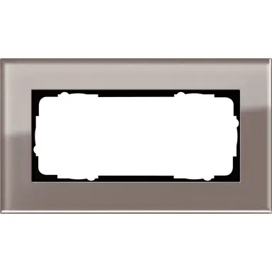 Gira 1002122 afdekraam 2-voudig Esprit glas umbra