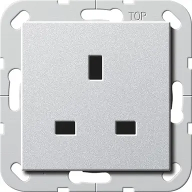 Gira 277626 wandcontactdoos British Standard verhoogde aanraakbeveiliging 13/250v Systeem 55