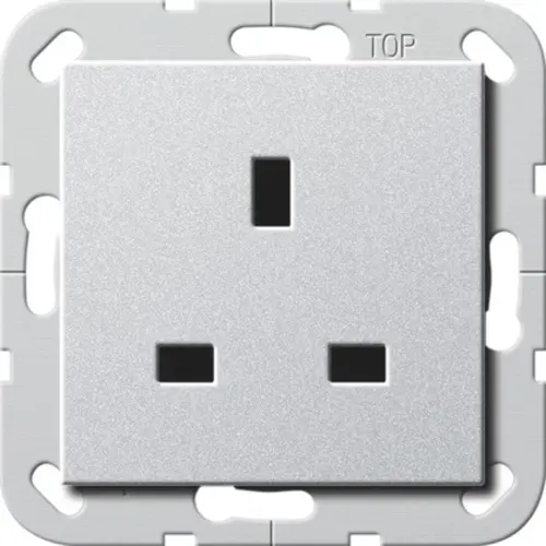 Gira 277626 wandcontactdoos British Standard verhoogde aanraakbeveiliging 13/250v Systeem 55