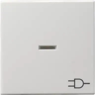 Gira 020927 schakelwip controlevenster symbool wandcontactdoos Systeem 55 wit mat oud model