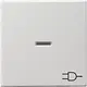 Gira 020927 schakelwip controlevenster symbool wandcontactdoos Systeem 55 wit mat oud model