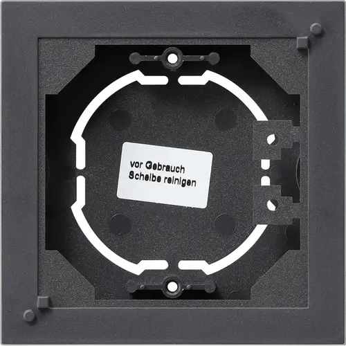 Gira 021928 opbouwbak vlak 1-voudig voor max. 42V excl. afdekraam E2 antraciet mat