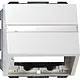 Gira 087027 datakap universeel met draagring Systeem 55 wit mat