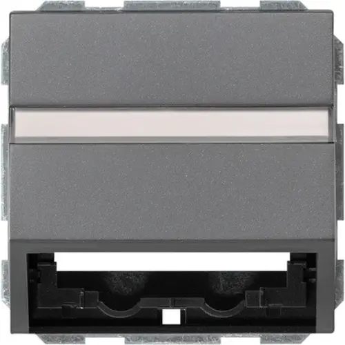 Gira 087028 datakap universeel met draagring Systeem 55 antraciet mat