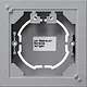 Gira 021926 opbouwbak vlak 1-voudig voor max. 42V excl. afdekraam E2 aluminium mat