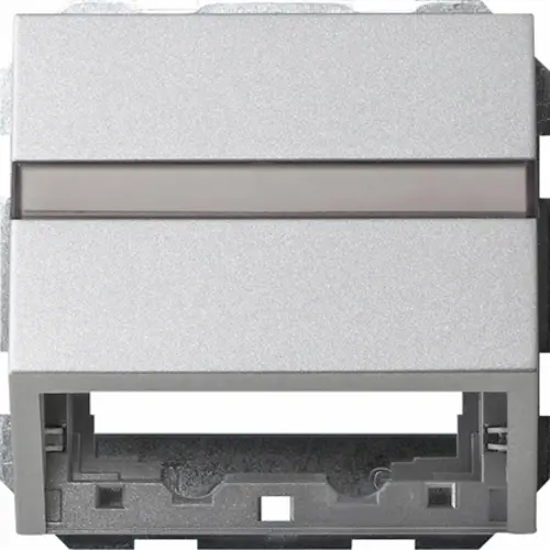Gira 087026 datakap universeel met draagring Systeem 55 aluminium mat