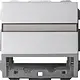 Gira 087026 datakap universeel met draagring Systeem 55 aluminium mat