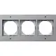 Gira 021365 afdekraam 3-voudig TX44 aluminium