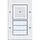 Gira 126766 deurstat lds 3-voudig w wit opb