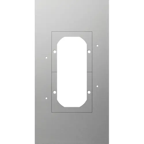 Gira 129700 montageplaat 2-voudig alum deur
