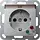 Gira 045126 wandcontactdoos randaarde osb tekstkader Systeem 55
