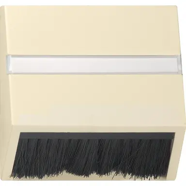 Gira 068201 afdekkap opsteekbaar 50x50mm zonder draagring Systeem 55 creme glans