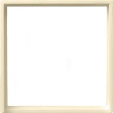 Gira 028201 adapterraam met vierkante uitsparing 50x50 Systeem 55 creme glans
