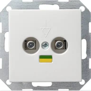 Gira 040503 wandcontactdoos 2-voudig potvereff Systeem 55