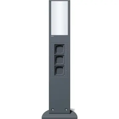 Gira 134928 e-zuil 3-voudig licht 769mm