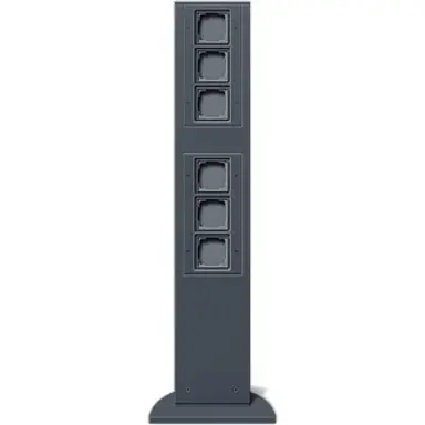 Gira 135128 e-zuil 6-voudig LEDig 769mm