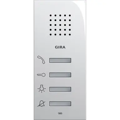 Gira 125003 huisstation audio opbouw Systeem 55 wit glans