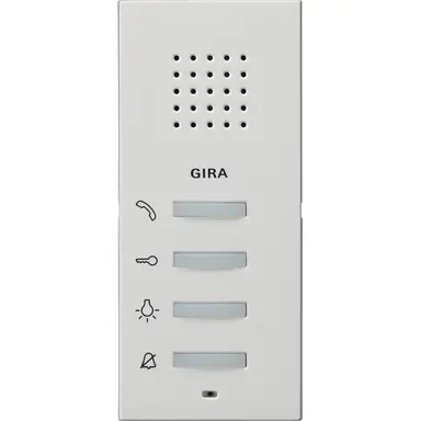 Gira 125027 huisstation audio opbouw Systeem 55 wit mat
