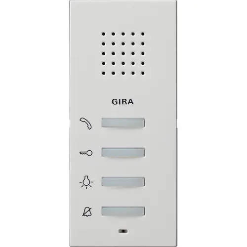 Gira 125027 huisstation audio opbouw Systeem 55 wit mat