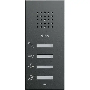 Gira 125028 huisstation audio opbouw Systeem 55 antraciet mat