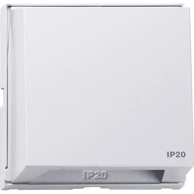 Gira 116366 adapterraam met opsteekbare afdekkap IP20 TX44 wit