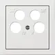 Gira 0259112 afdekplaat 50x50 4x a F100
