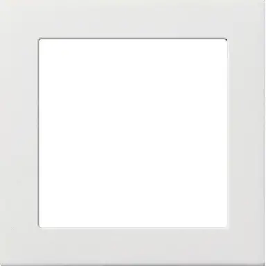 Gira 0282112 adapterraam met vierkante uitsparing 50x50 F100 wit glans