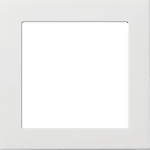 Gira 0282112 adapterraam met vierkante uitsparing 50x50 F100 wit glans