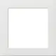 Gira 0282112 adapterraam met vierkante uitsparing 50x50 F100 wit glans