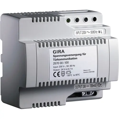 Gira 257000 voeding 24-voudig 700m dra deur