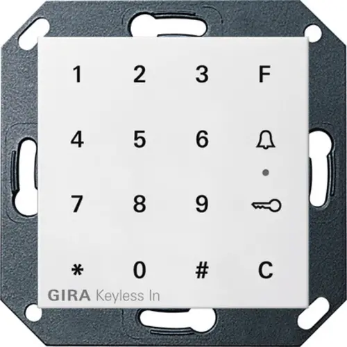 Gira 260503 bedieningselement keyless in Systeem 55