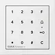 Gira 2605112 codetast keyless F100