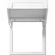 Gira 265827 montageplaat 45x45mm klapdeksel Systeem 55