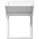 Gira 265803 montageplaat 45x45mm klapdeksel Systeem 55