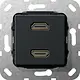 Gira 567110 aansl 2xhdmi bus zmt comm