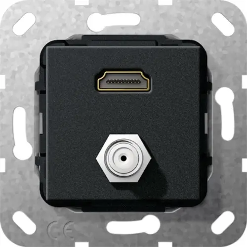 Gira 567510 aansl hdmi/sat-f zmt comm