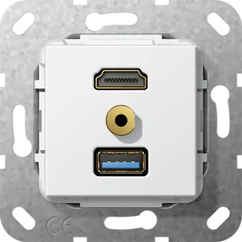 Gira 568003 aansl hdmi/USB/j comm