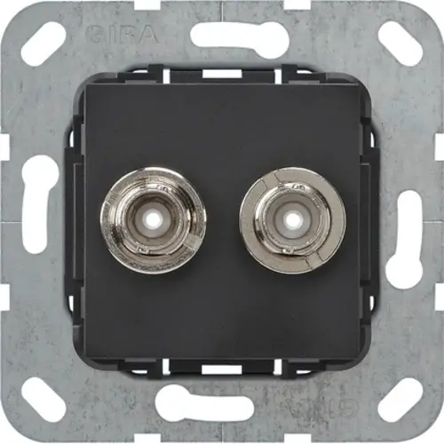 Gira 563010 aansl 2xbnc krmp zmt comm