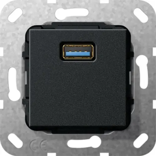 Gira 568310 aansl 1xUSB3 kab zmt comm