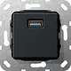 Gira 568310 aansl 1xUSB3 kab zmt comm