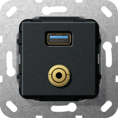 Gira 568610 aansl USB3/mj b zmt comm