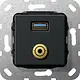 Gira 568610 aansl USB3/mj b zmt comm