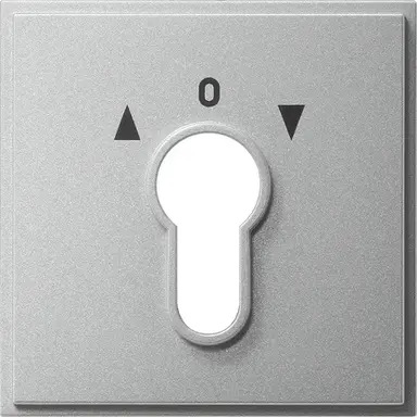Gira 066465 afdekking voor sleutelschakelaar en -drukcontact Systeem TX44 aluminium
