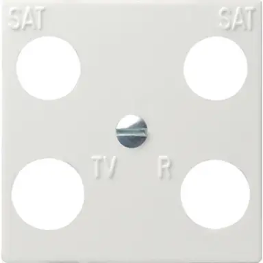 Gira 025803 inzpl 4x coax sat Systeem 55