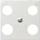 Gira 025803 inzpl 4x coax sat Systeem 55