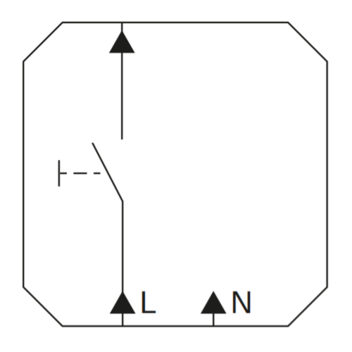 Gira 028666 schakelwip symbool bel TX44 wit