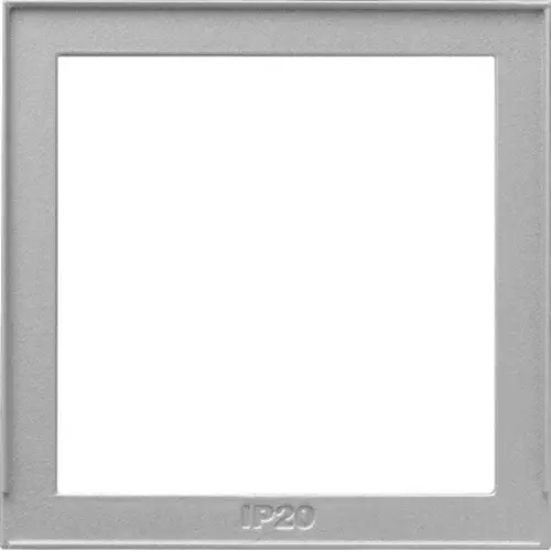 Gira 028965 adapterraam met vierkante uitsparing IP20 TX44 aluminium