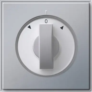 Gira 066665 draaiknop jaloezie- en tijdschakelaar TX44 aluminium