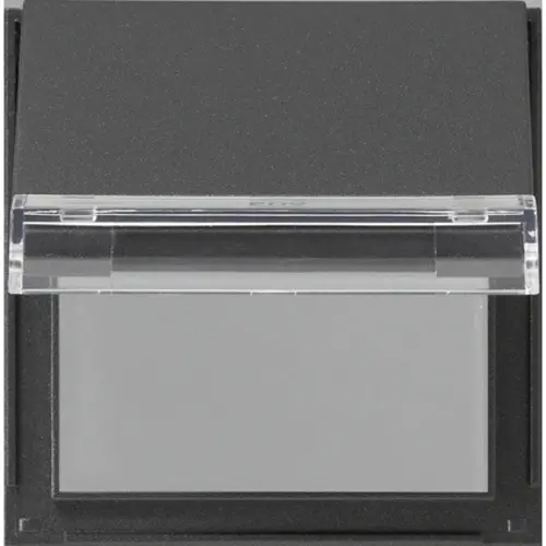 Gira 068067 adapterraam met klapdeksel en tekstkader TX44 antraciet